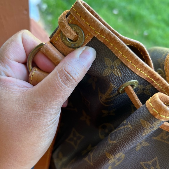 LV Louis Vuitton 👜 Petit Noe Brown Monogram Vintage Bucket Bag - Picture 8 of 16